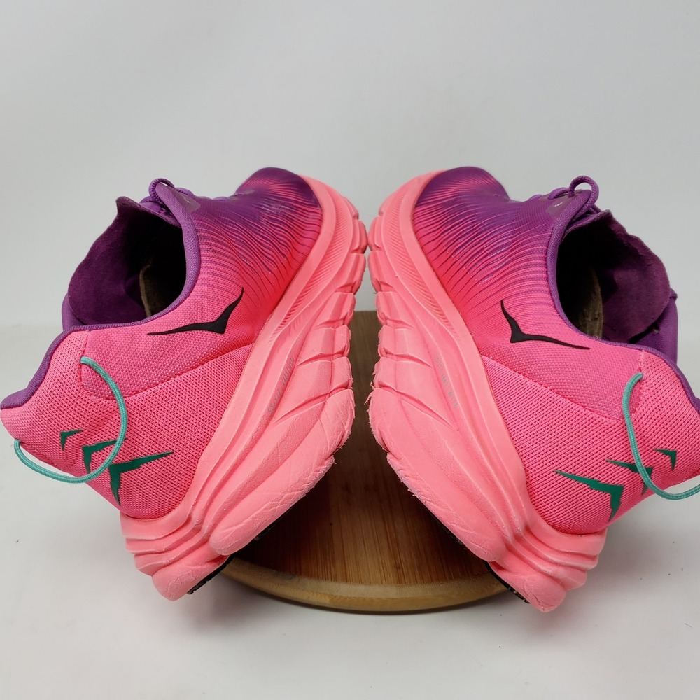 Hoka One One Rincon 3 Shoes Womens 9.5 Purple Pink Walking Running Sneaker - Picture 9 of 14